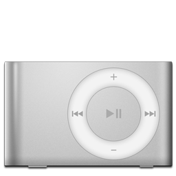 iPod Shuffle Silver Icon 256x256 png
